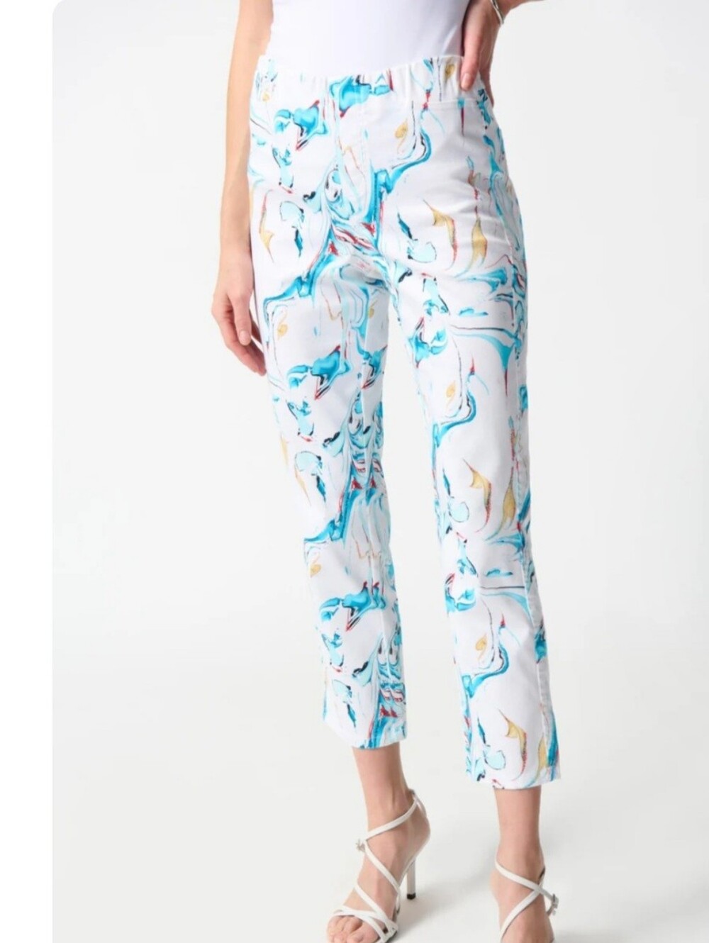 Joseph Ribkoff Watercolour Print Pants